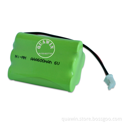 6V 600mAh NiMH Battery Pack